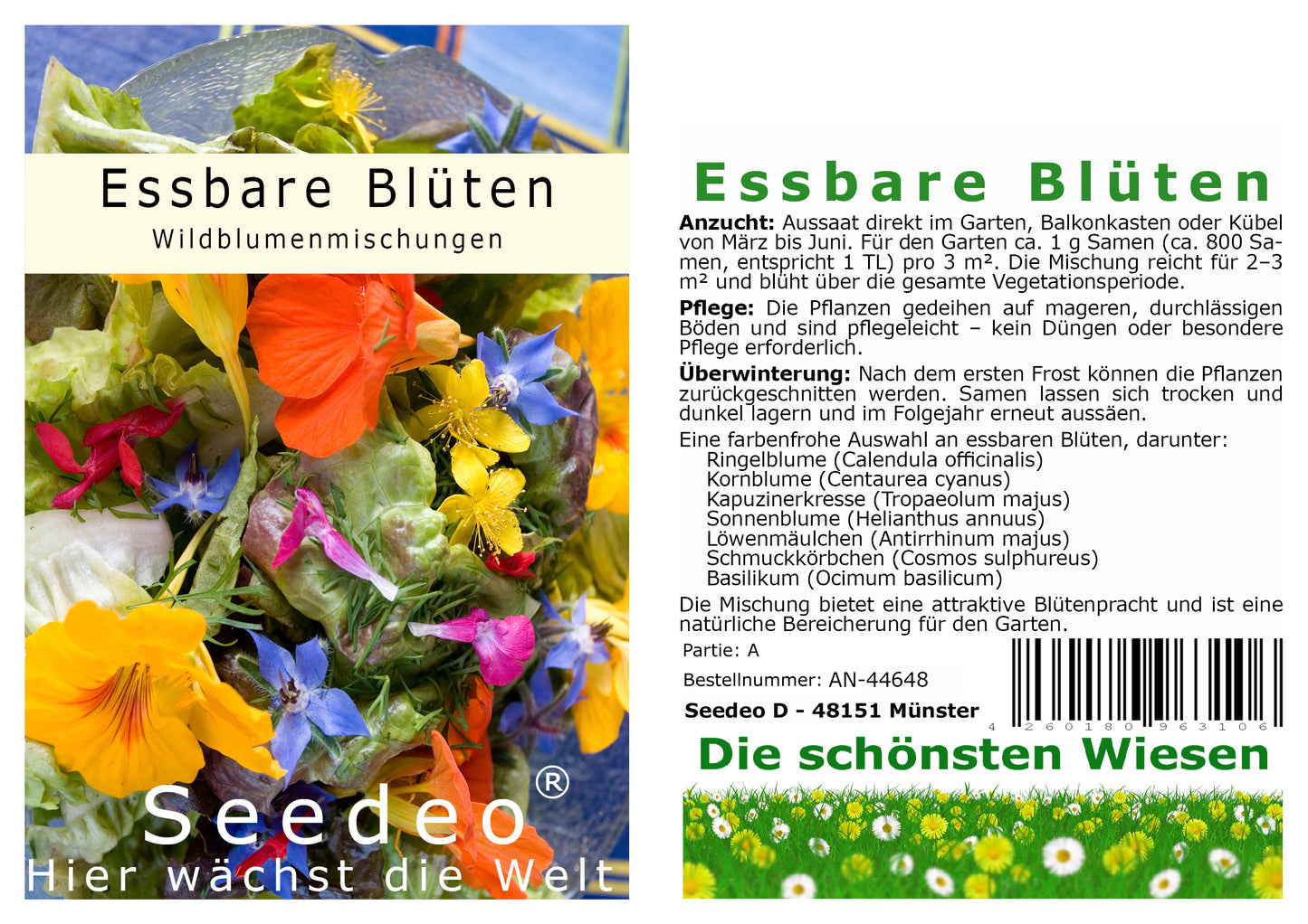 Seedeo® Essbare Blüten