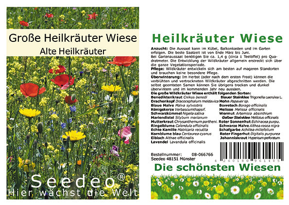 Seedeo® Die große Heil-Wildkräuter Wiese